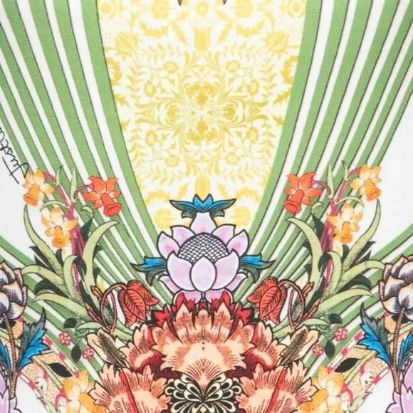 NWT Just Cavalli Gorgeous Rare Animal Floral Print Mini Bodycon Dress size XS - Picture 5 of 16